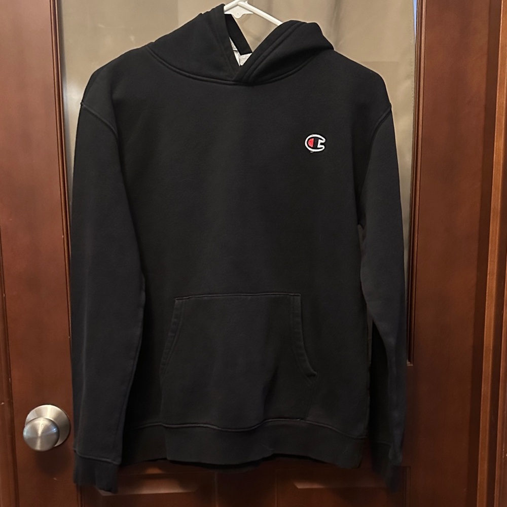 Champion Men's Black Pullover Hoodie